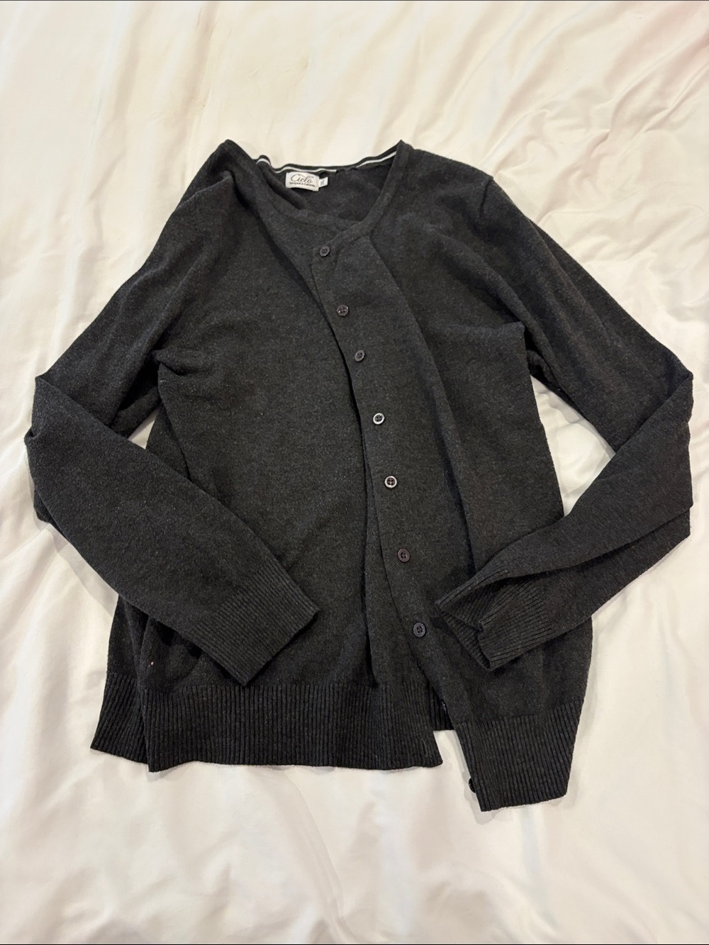 Cielo Black Women's Button-Up Cardigan Sweater